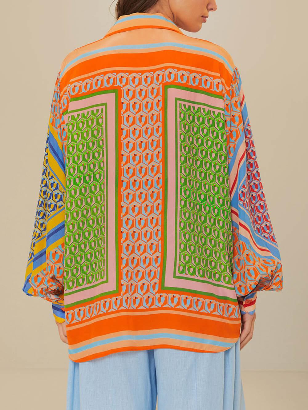 Josephine Tropical Print Shirt