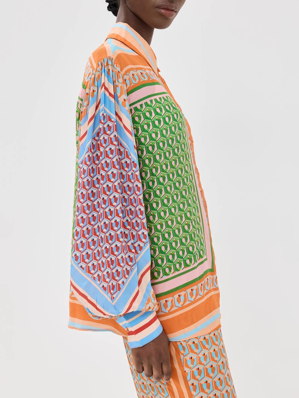 Josephine Tropical Print Shirt