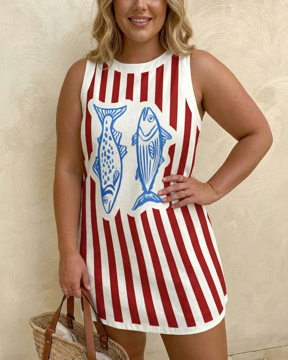 Nautivelle | Sleeveless Tank Dress