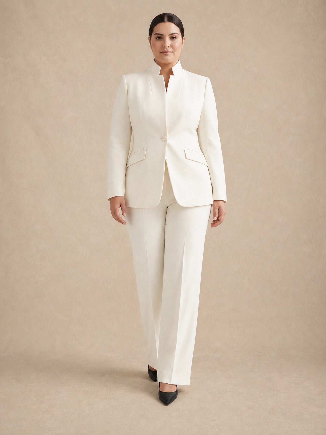 Sophia Collarless Suit