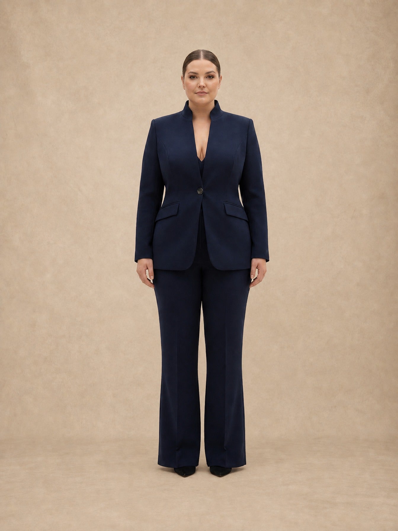 Sophia Collarless Suit