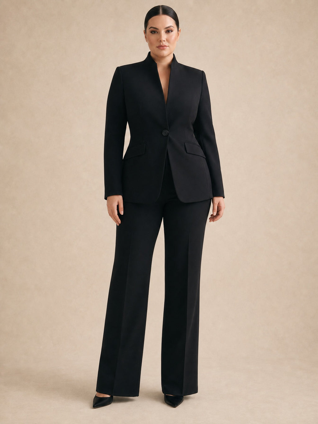 Sophia Collarless Suit