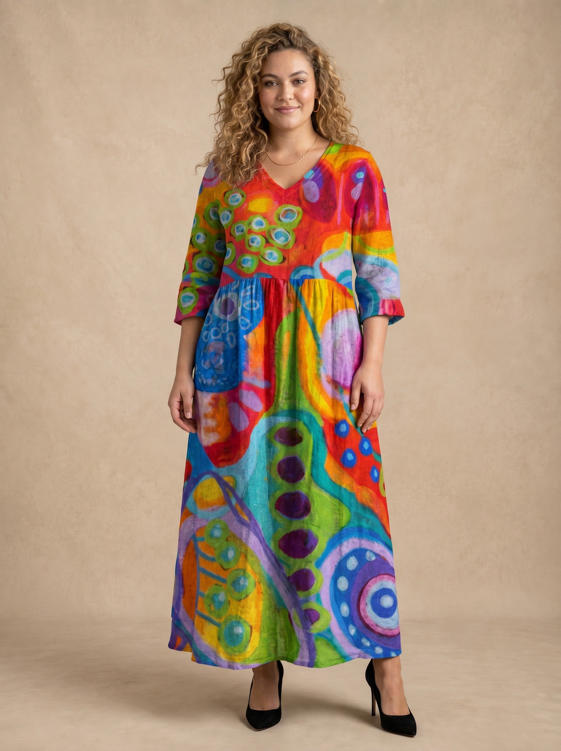 Vivarosa Kaleidoscope Maxi Dress
