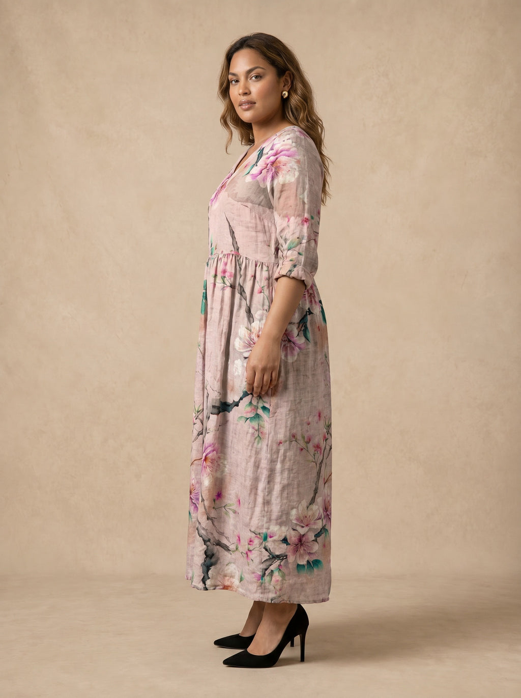 Sakurielle Blossom Maxi Dress