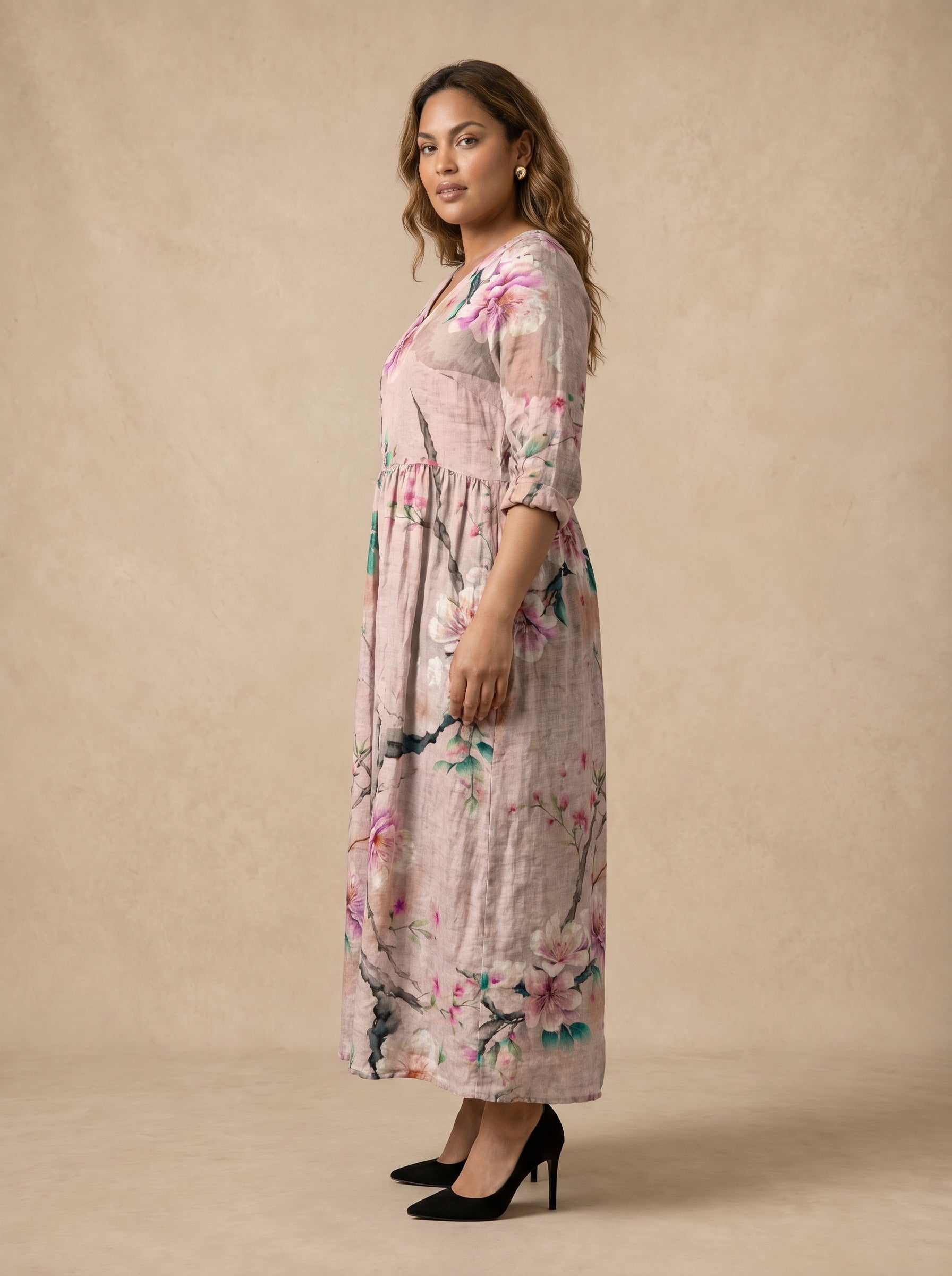 Sakurielle Blossom Maxi Dress