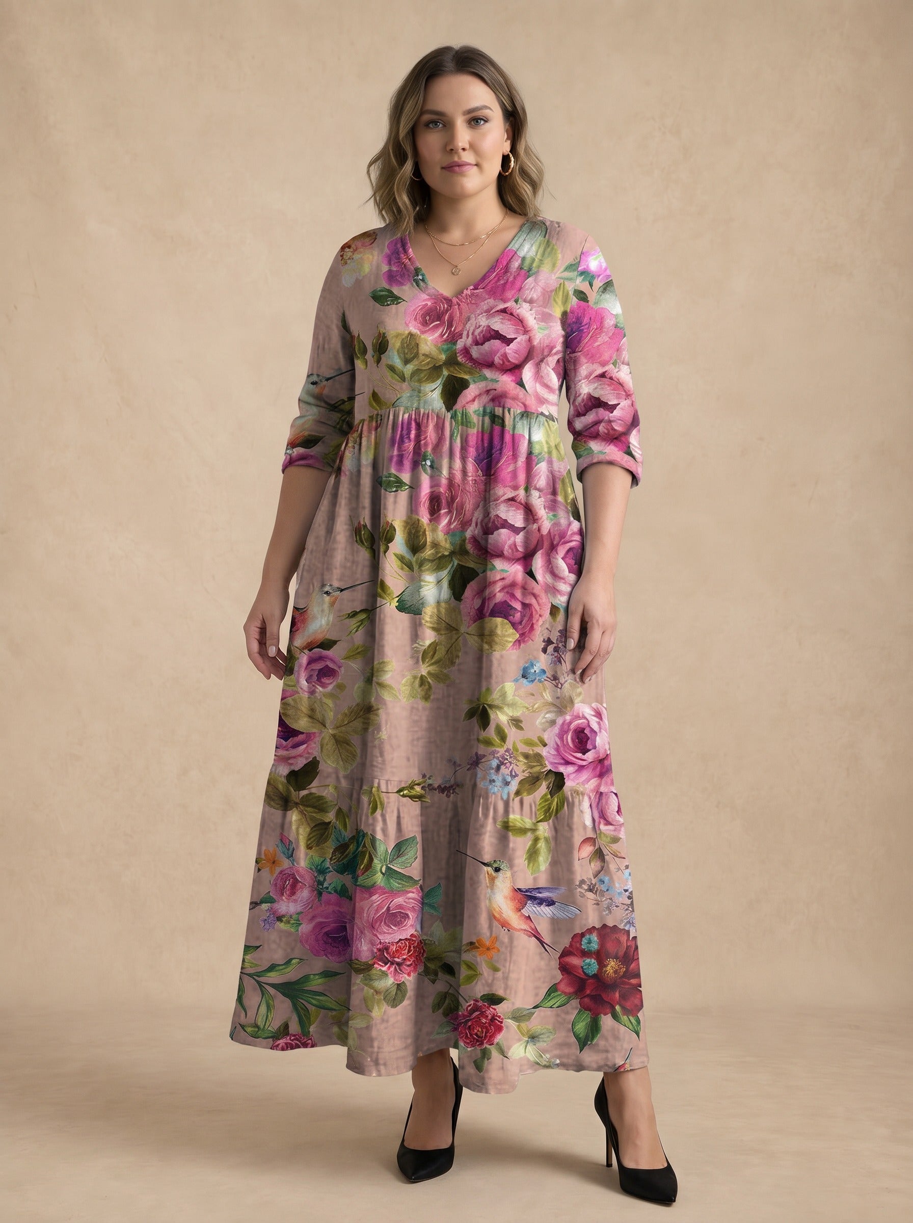 Roselune Rose Garden Maxi Dress