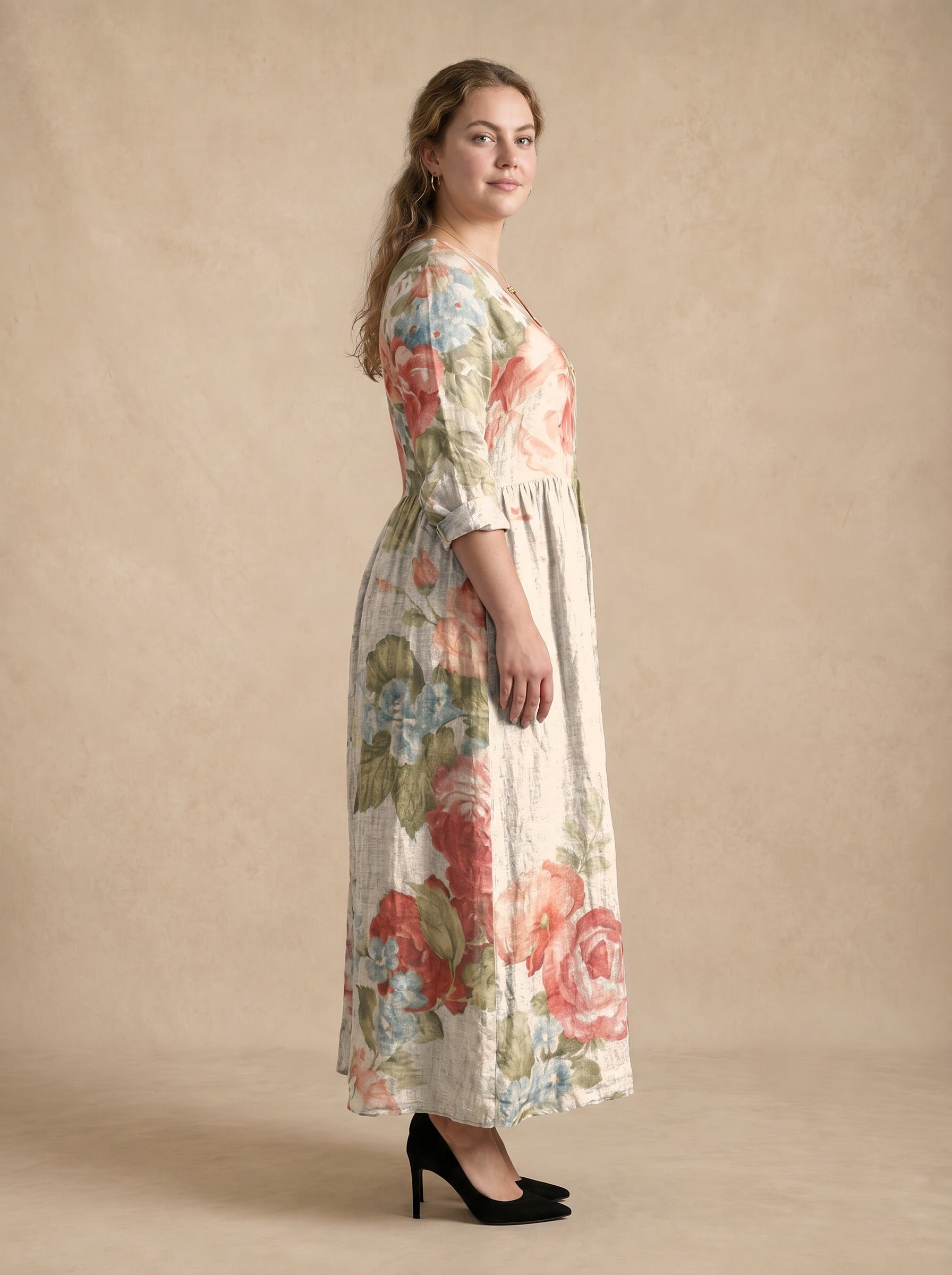 Elowen Blush Rose Maxi Dress
