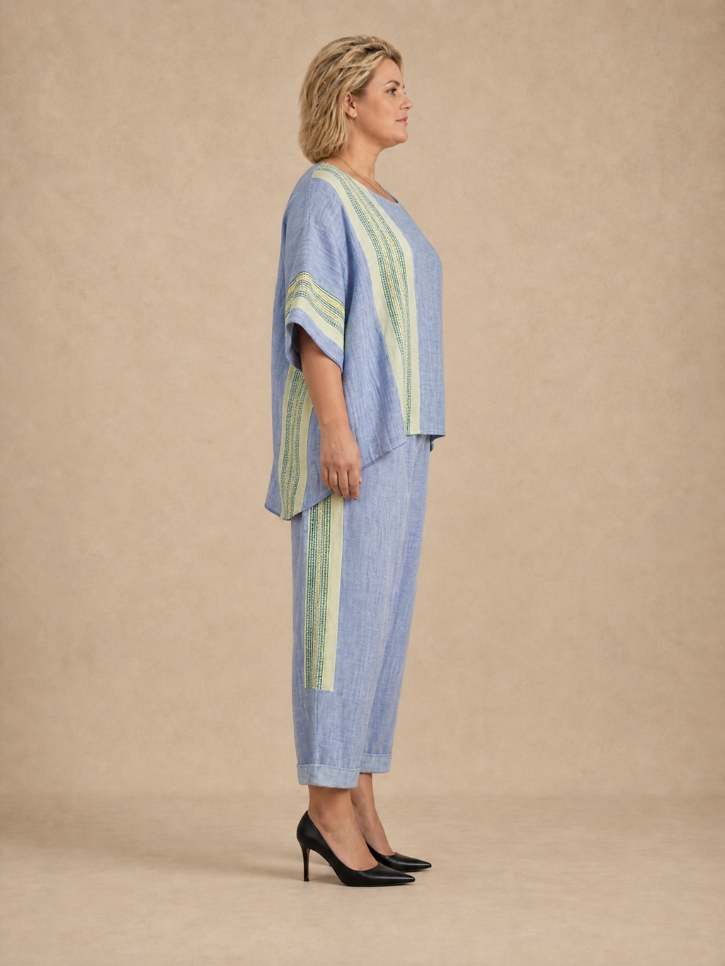 Daisy Boho Striped Set