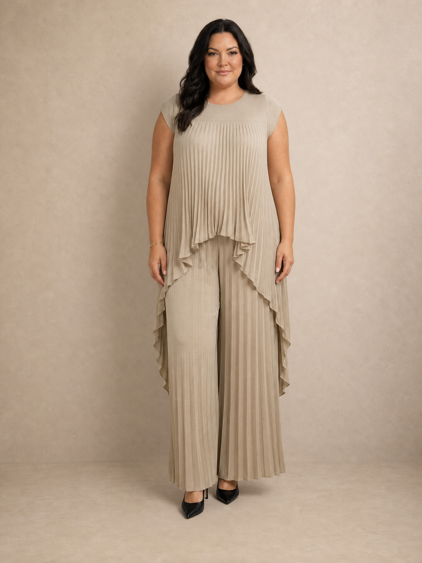 Halina Pleated Set