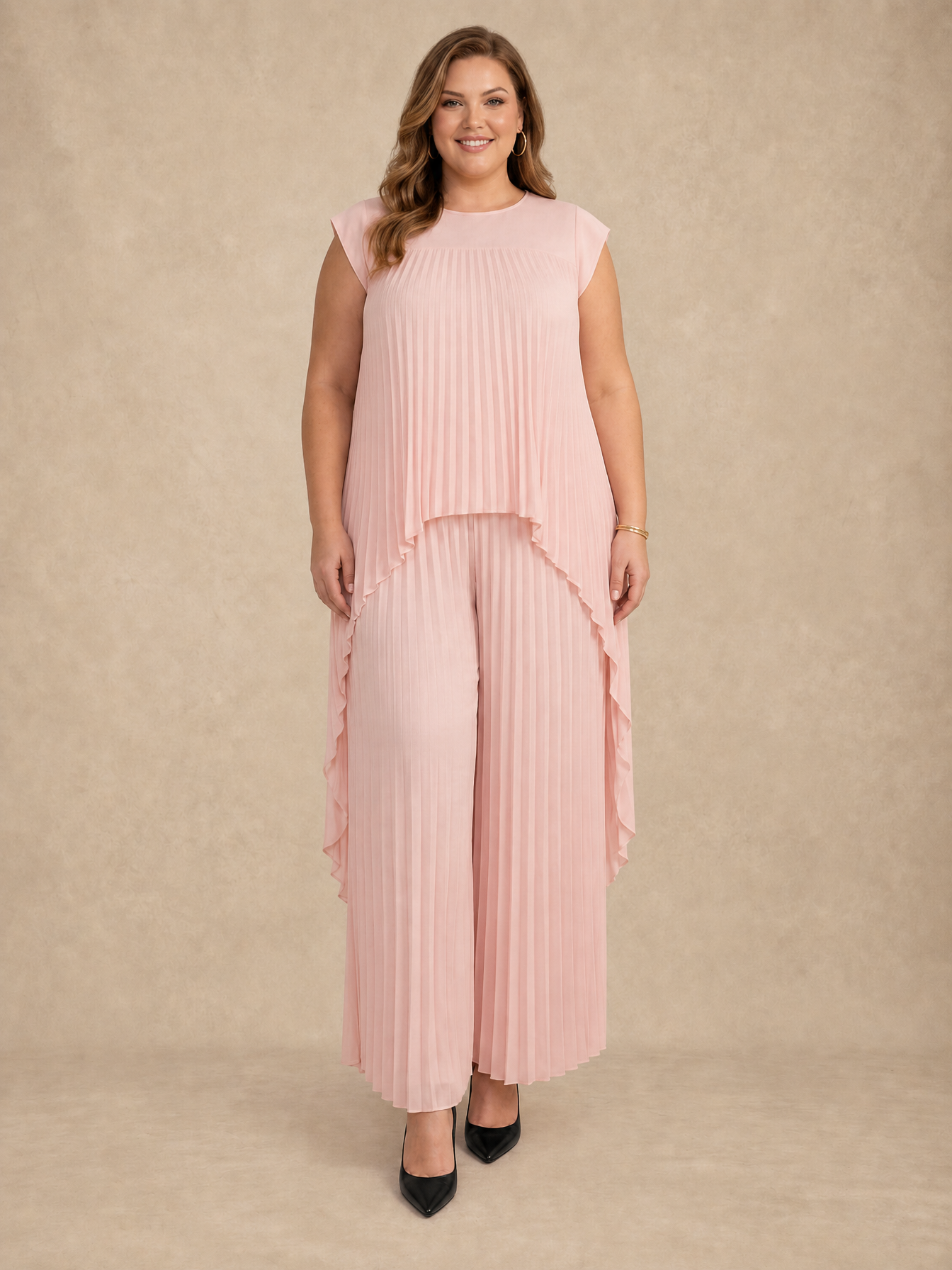 Halina Pleated Set