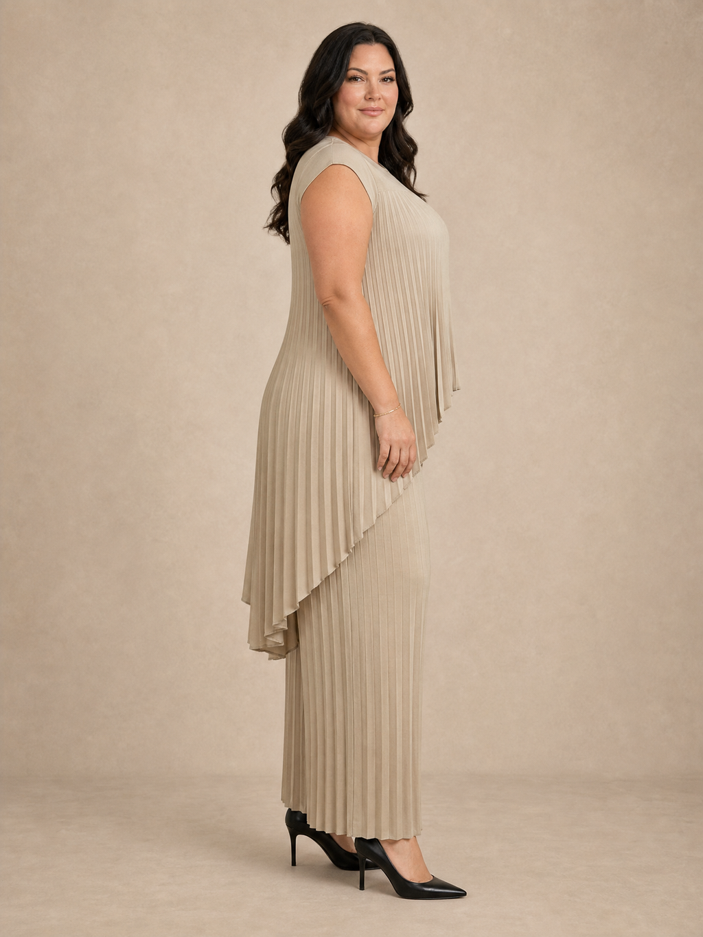 Halina Pleated Set