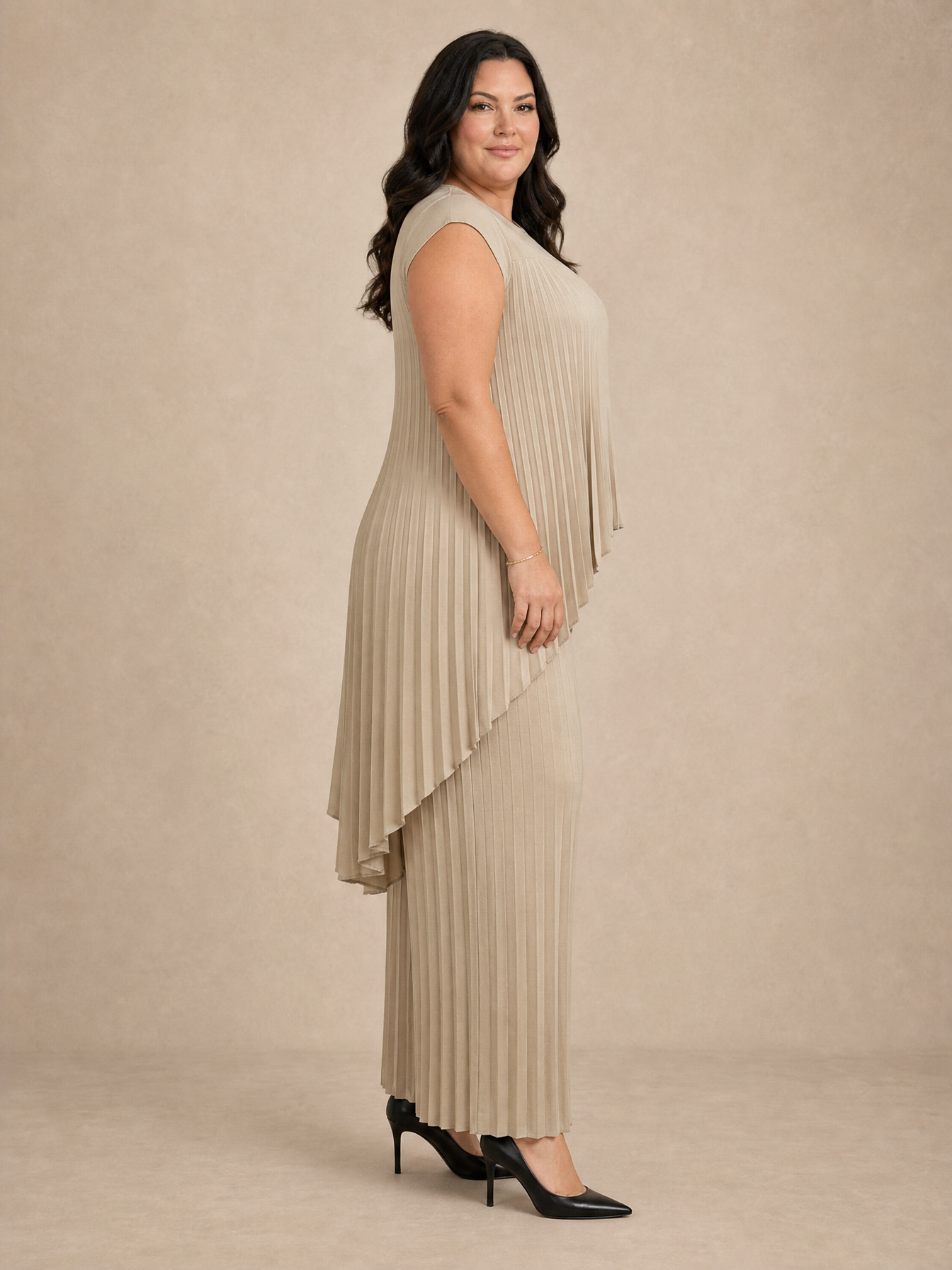 Halina Pleated Set