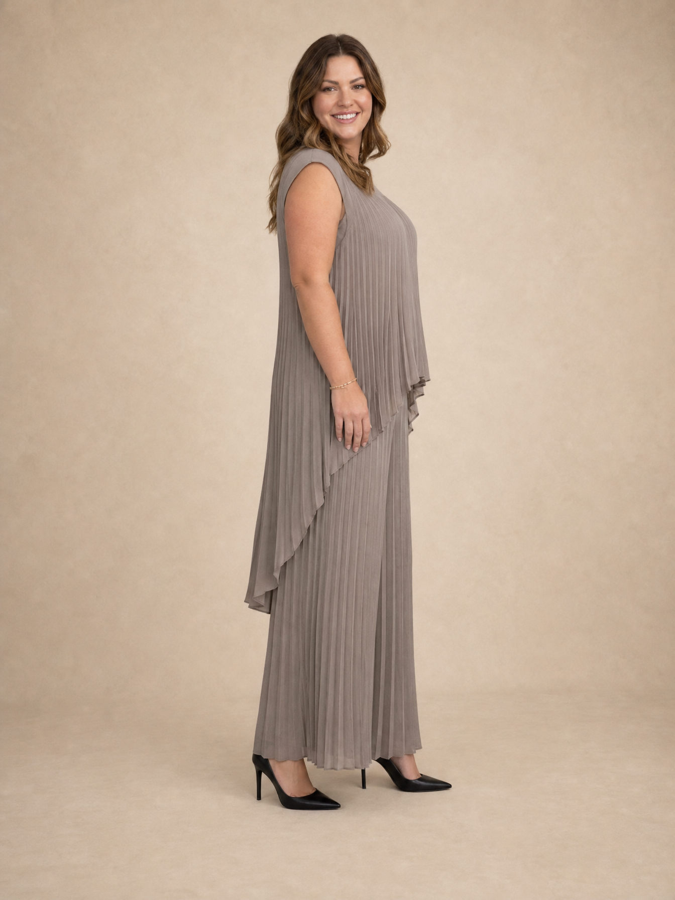 Halina Pleated Set