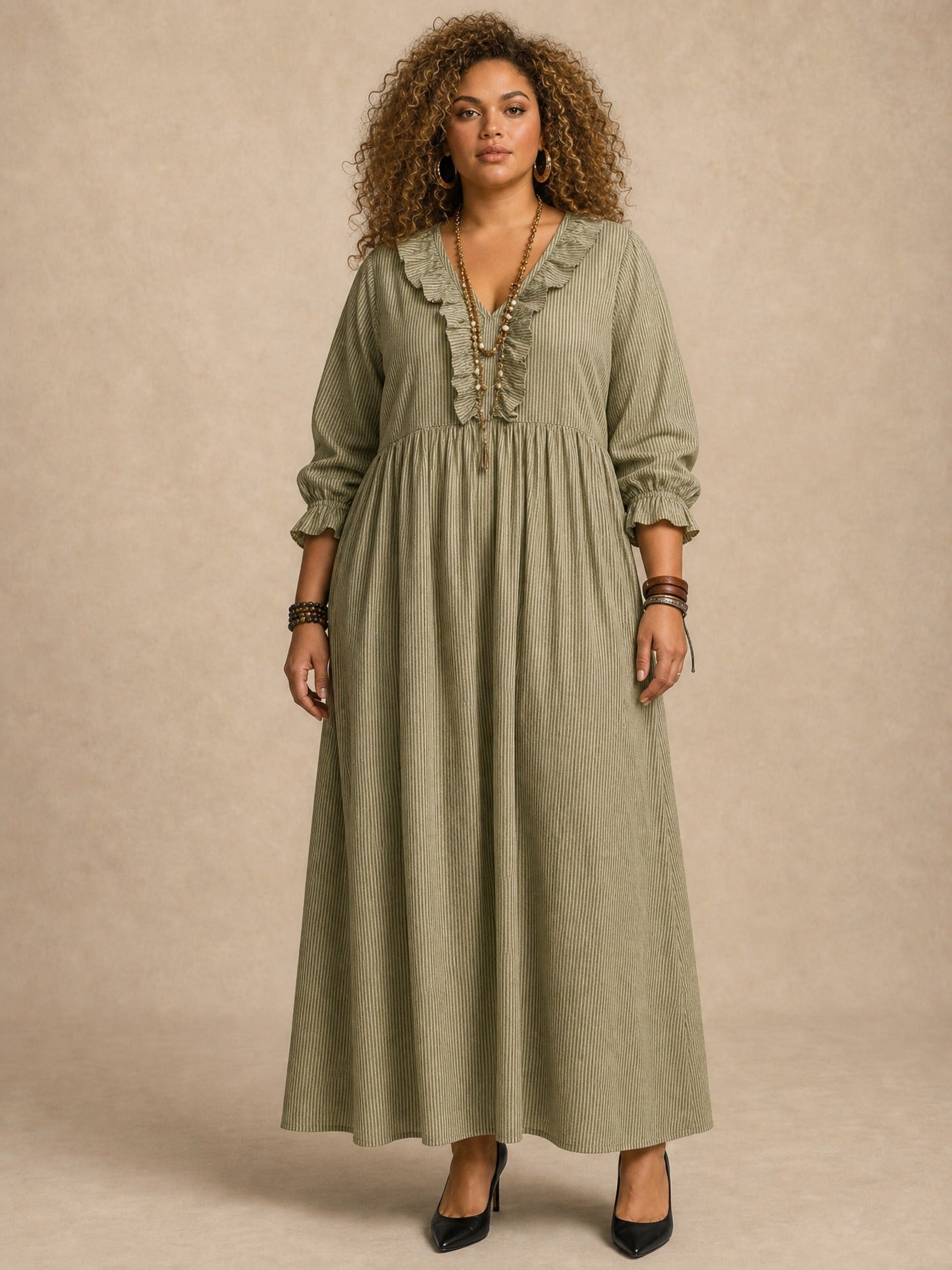 Elowen Long Sleeve Maxi Dress