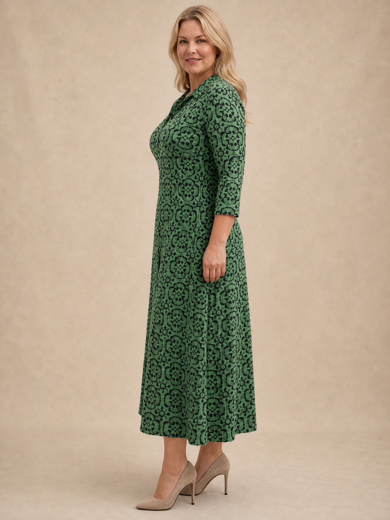 Margaret Patterned Dress