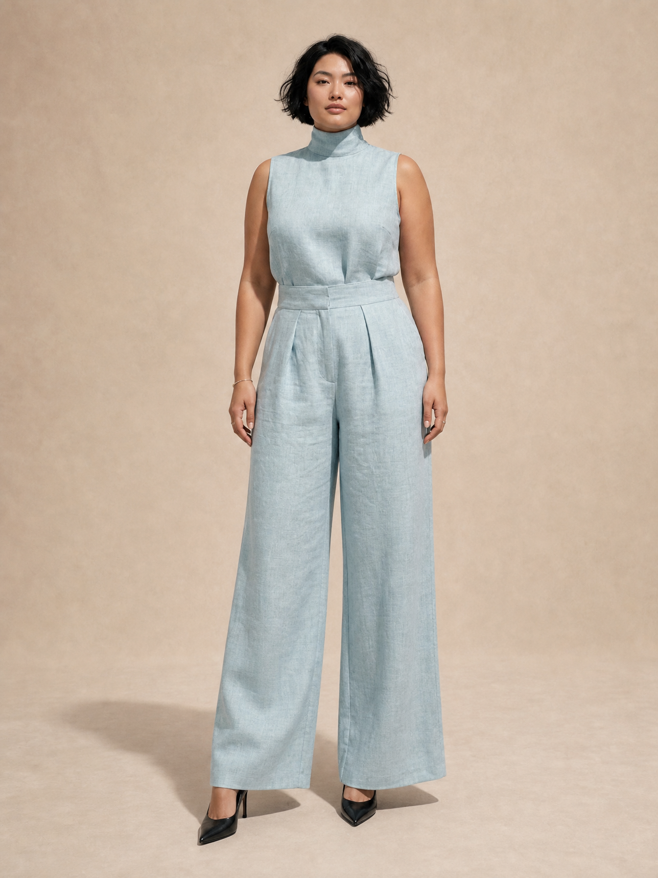 Elisa Elegant Jumpsuit with High Waist