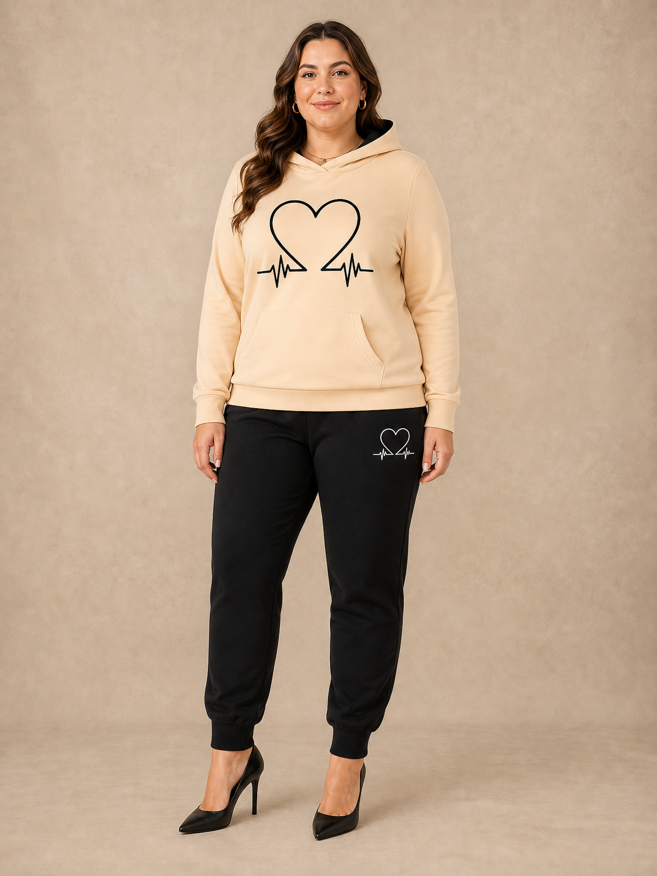 Marcia Heartbeat Tracksuit Set