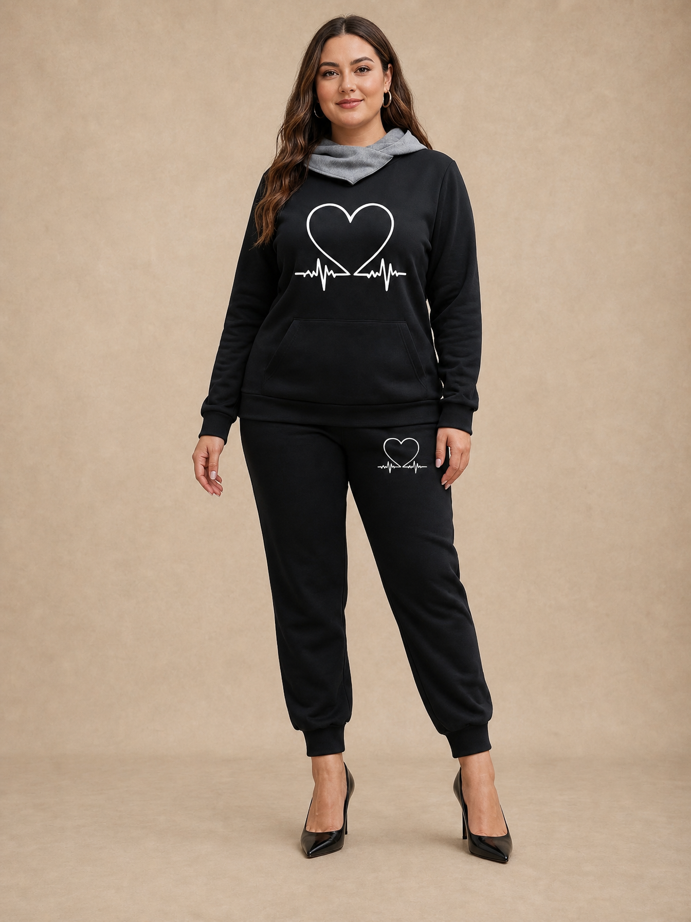 Marcia Heartbeat Tracksuit Set