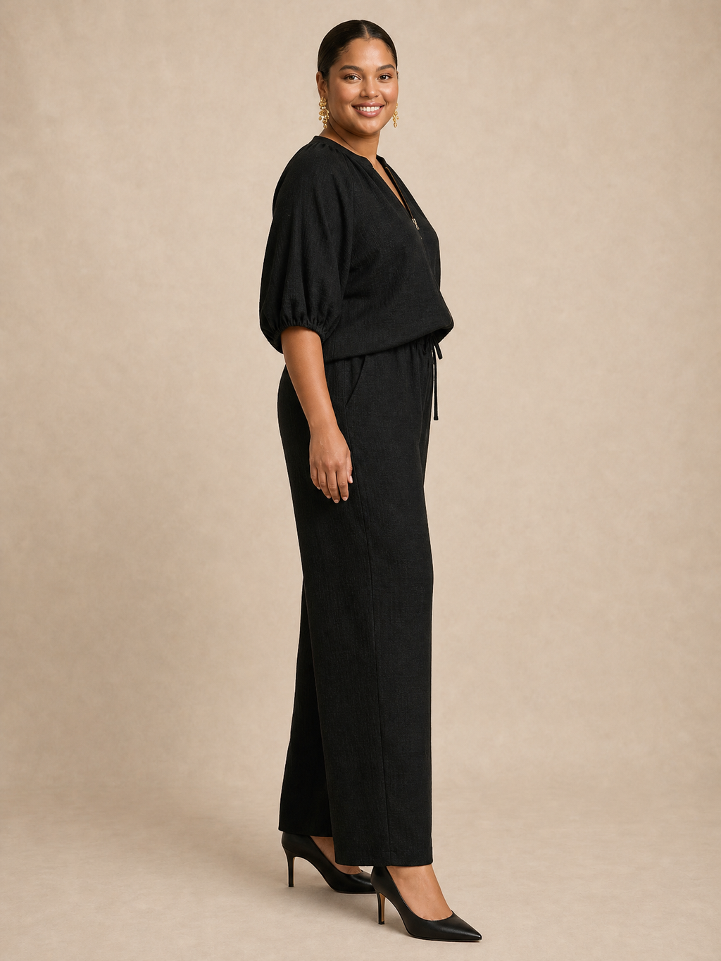 Adeline Casual Set with Zipper