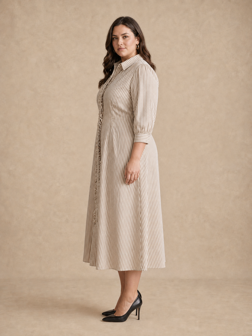 Elin Stripe Maxi Dress