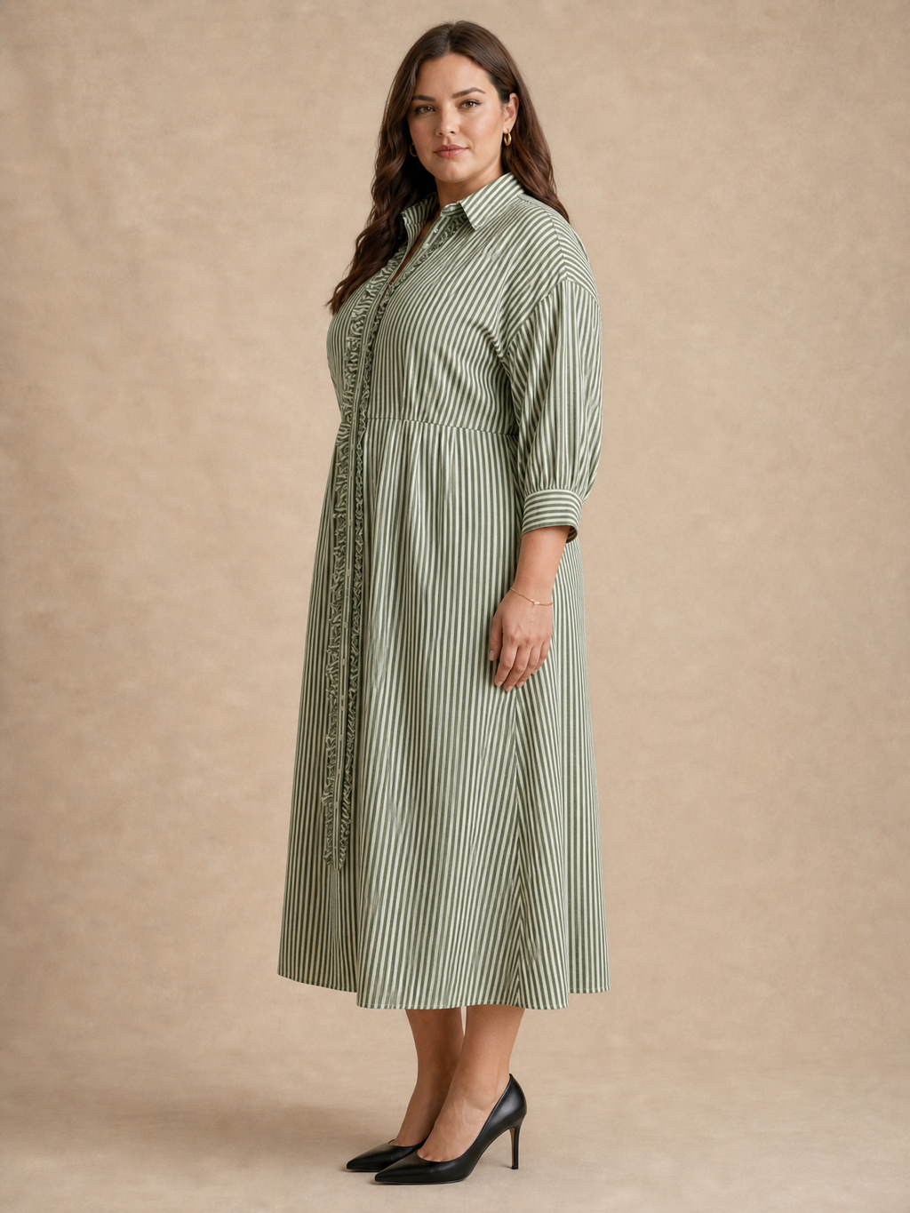 Elin Stripe Maxi Dress