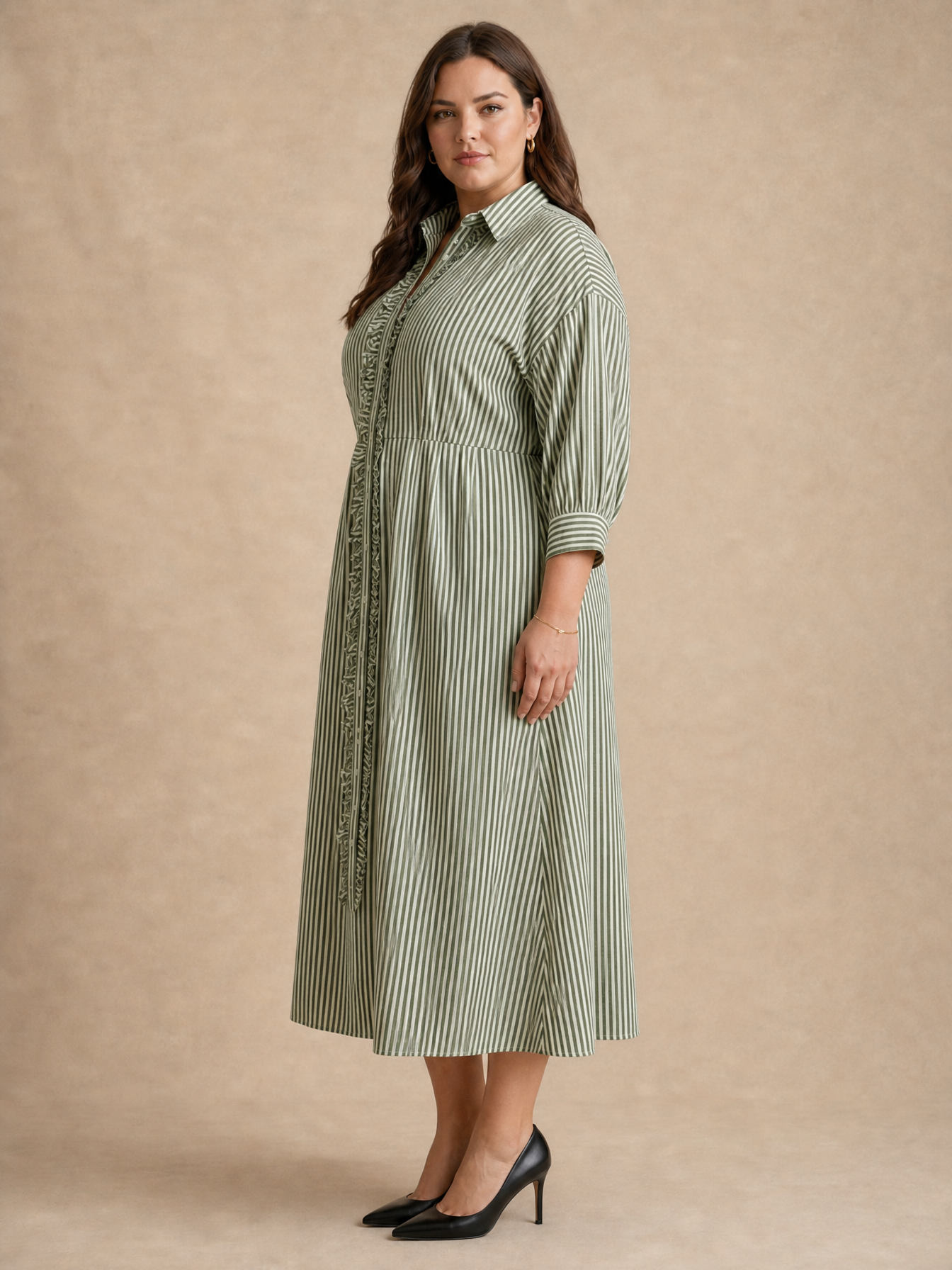 Elin Stripe Maxi Dress
