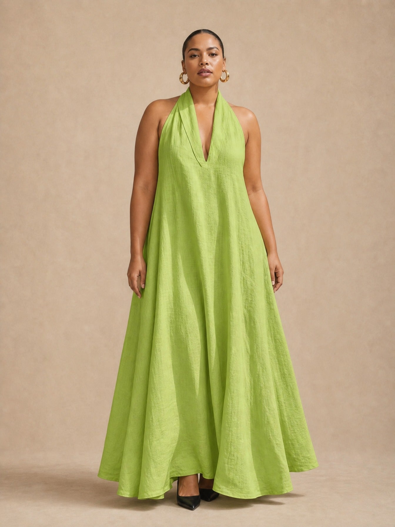 Aveline Halter Maxi Dress