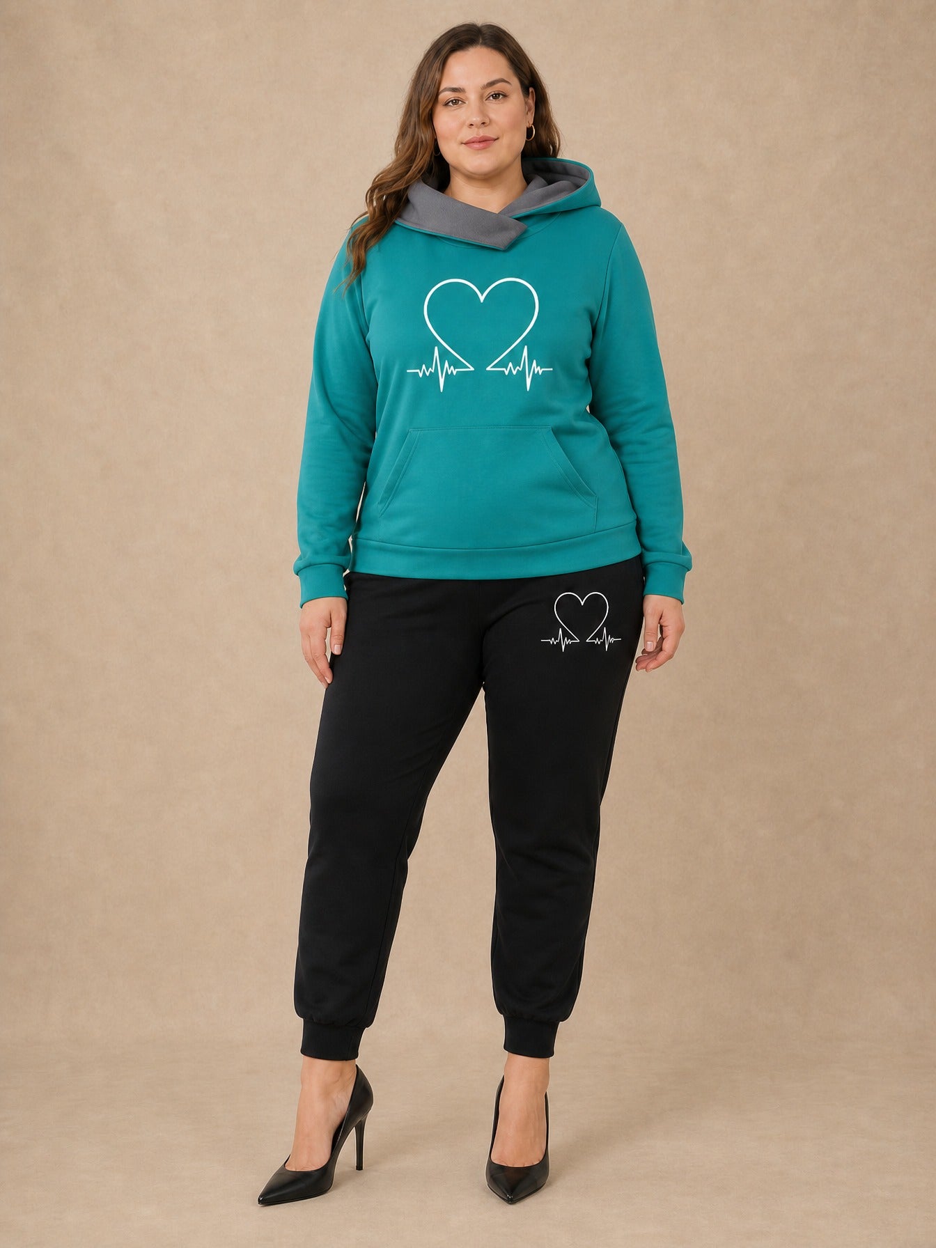 Marcia Heartbeat Tracksuit Set