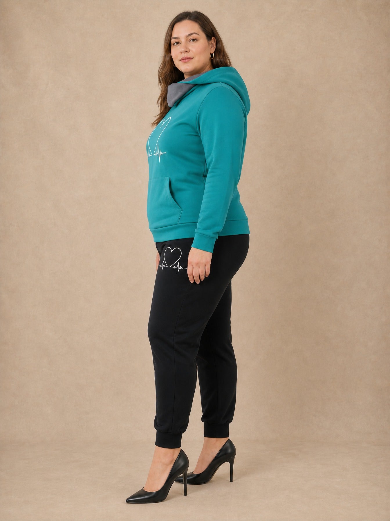 Marcia Heartbeat Tracksuit Set