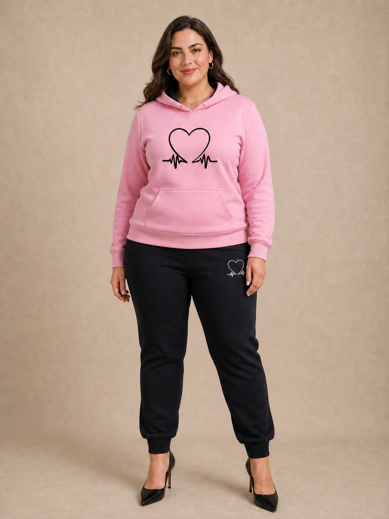 Marcia Heartbeat Tracksuit Set