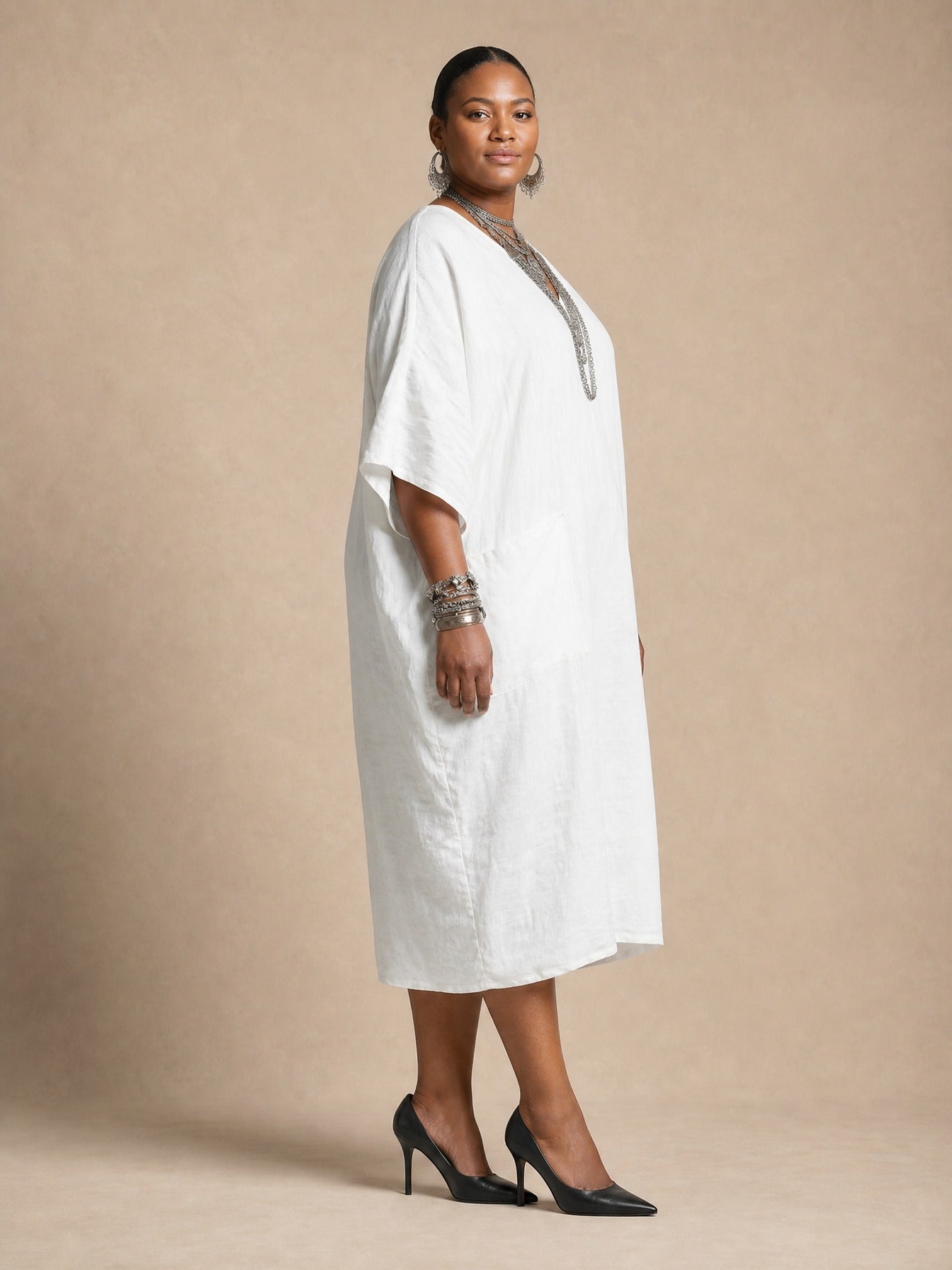 Kaia Relaxed Kaftan Maxi Dress