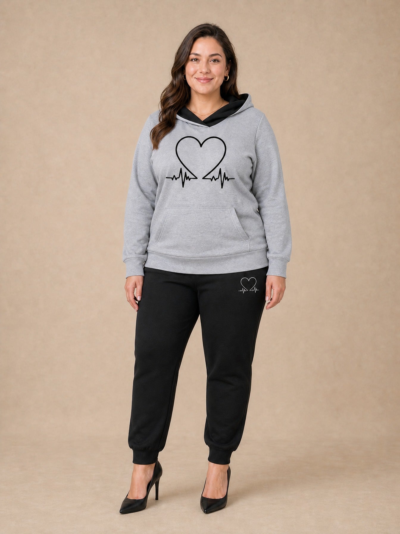 Marcia Heartbeat Tracksuit Set