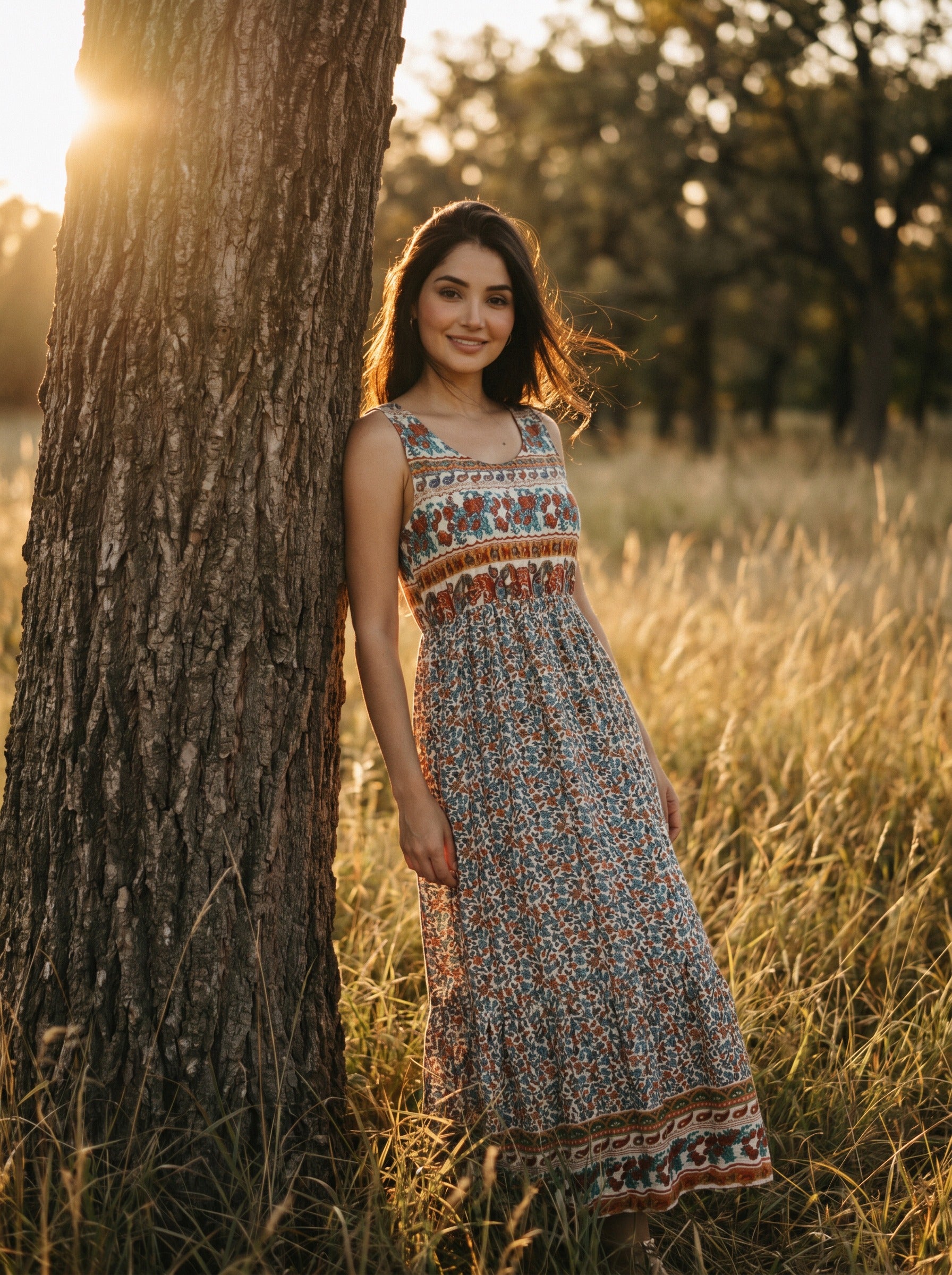 Lorelei Sleeveless Midi Dress in Desert Turquoise