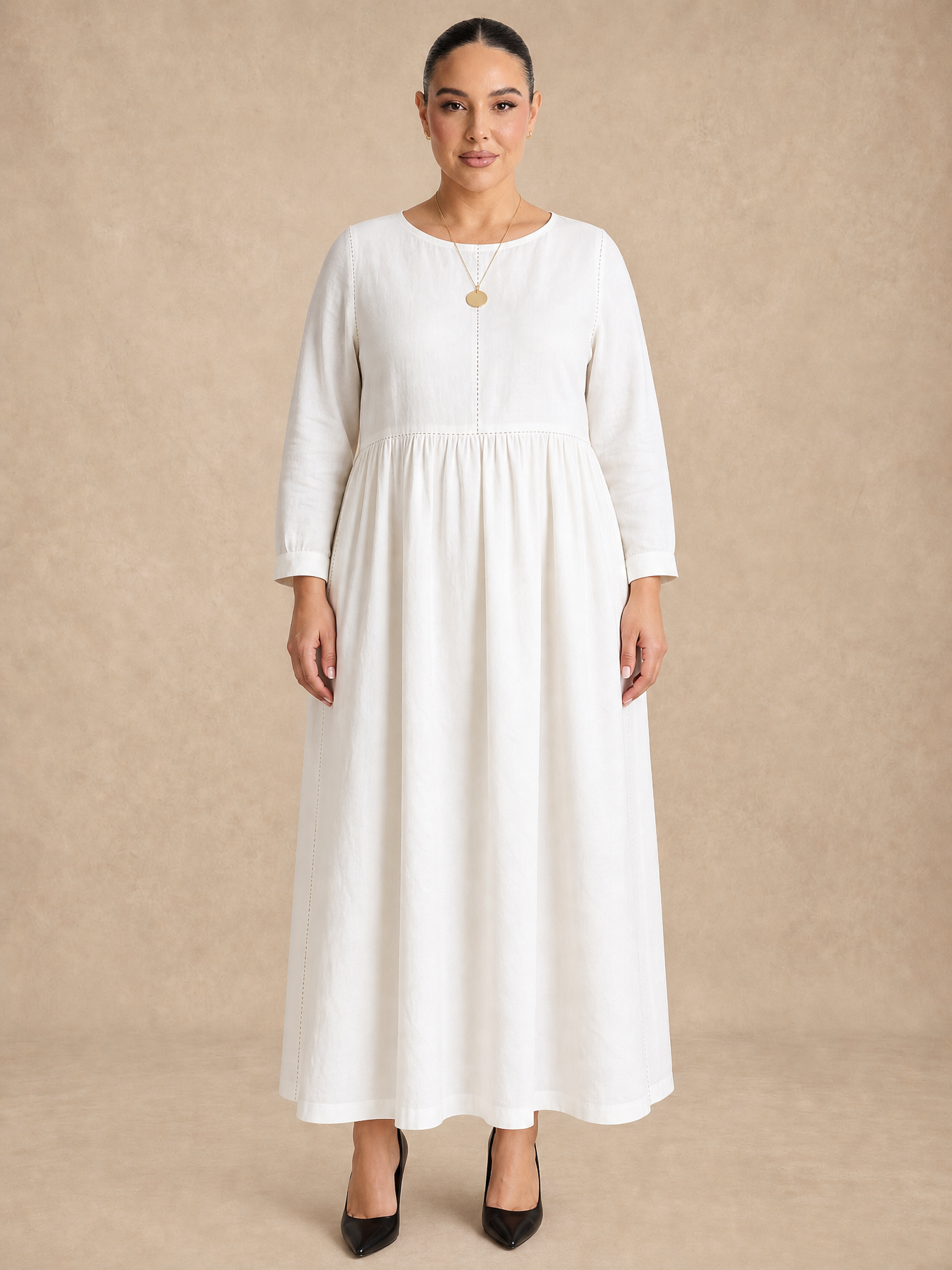 Melissa Long Sleeve Denim Dress