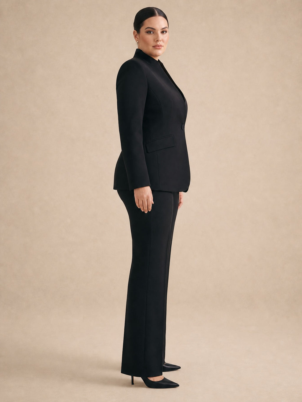 Sophia Collarless Suit