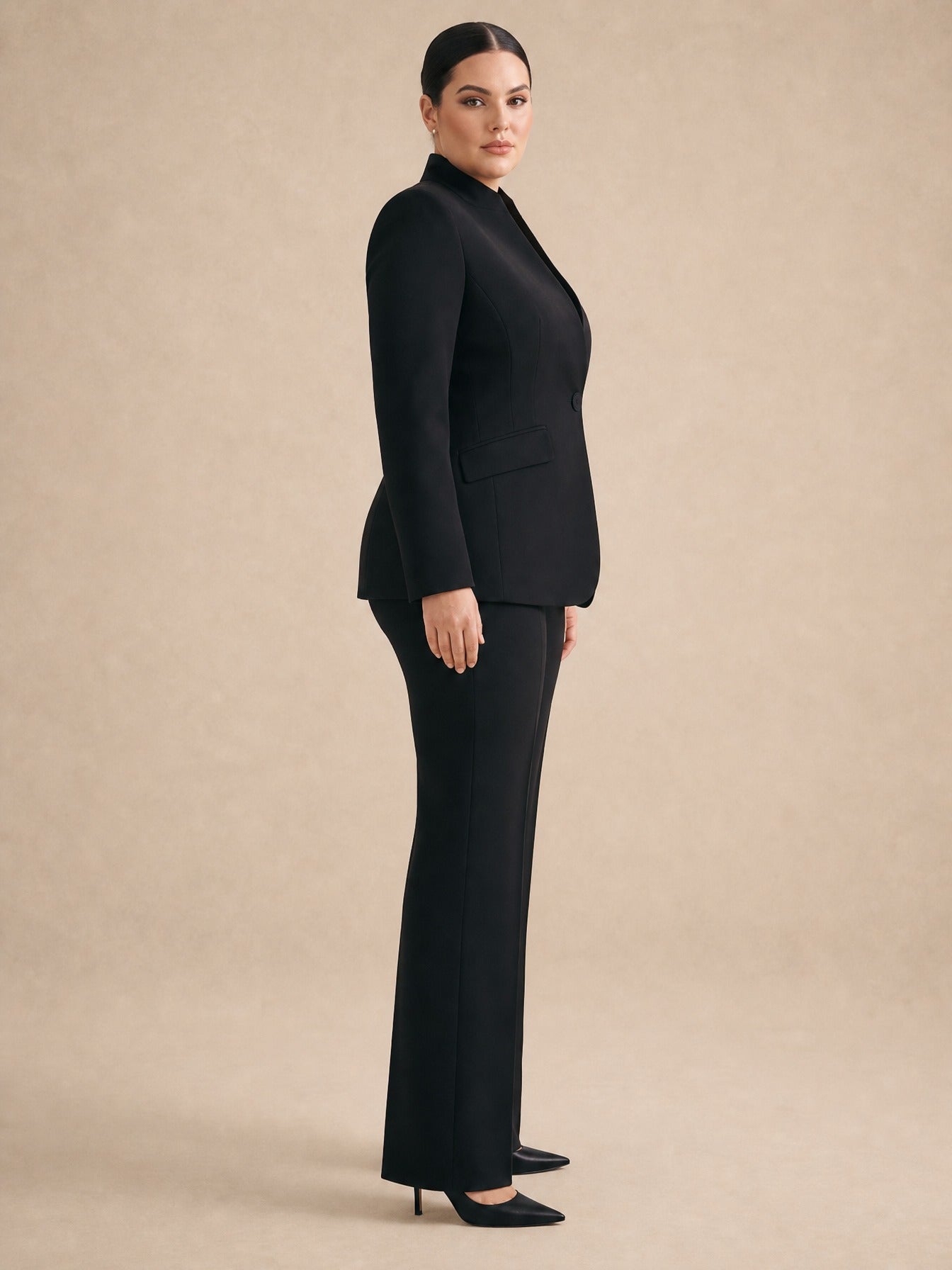 Sophia Collarless Suit