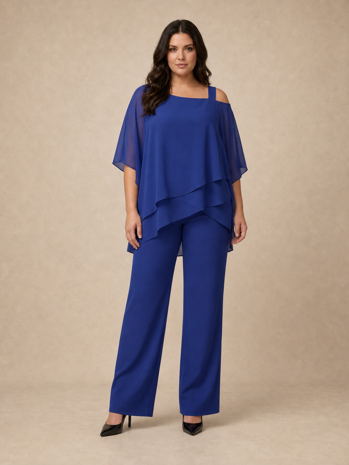 Clara Layered-Blouse Set