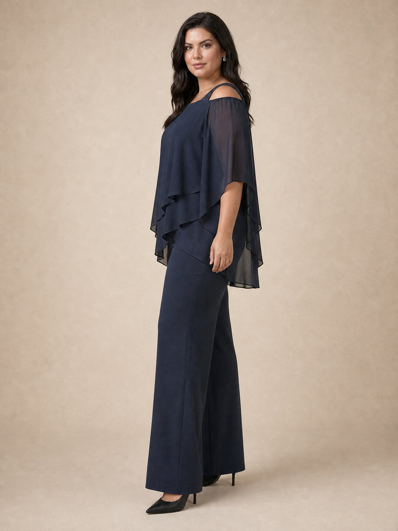 Clara Layered-Blouse Set