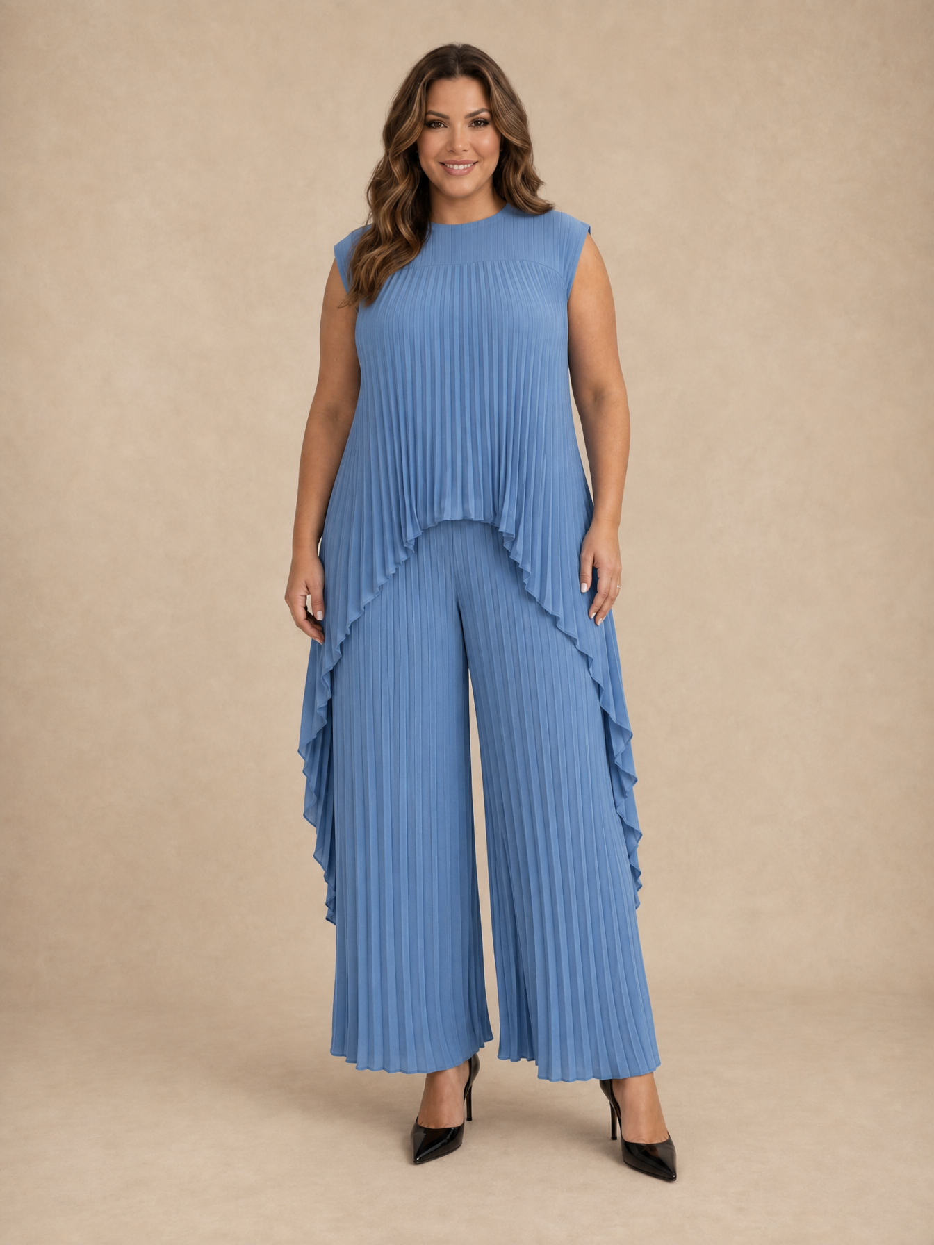 Halina Pleated Set