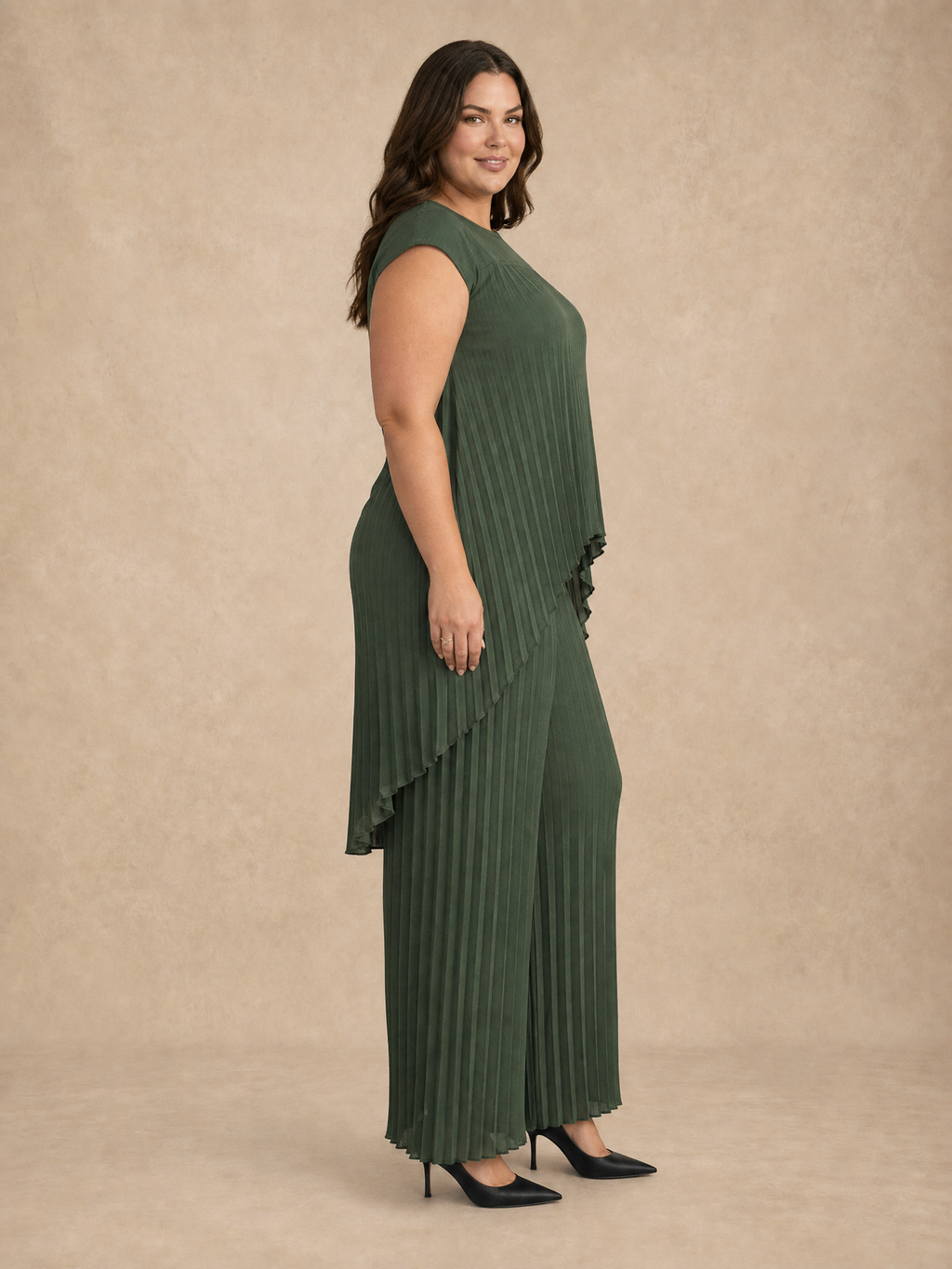 Halina Pleated Set