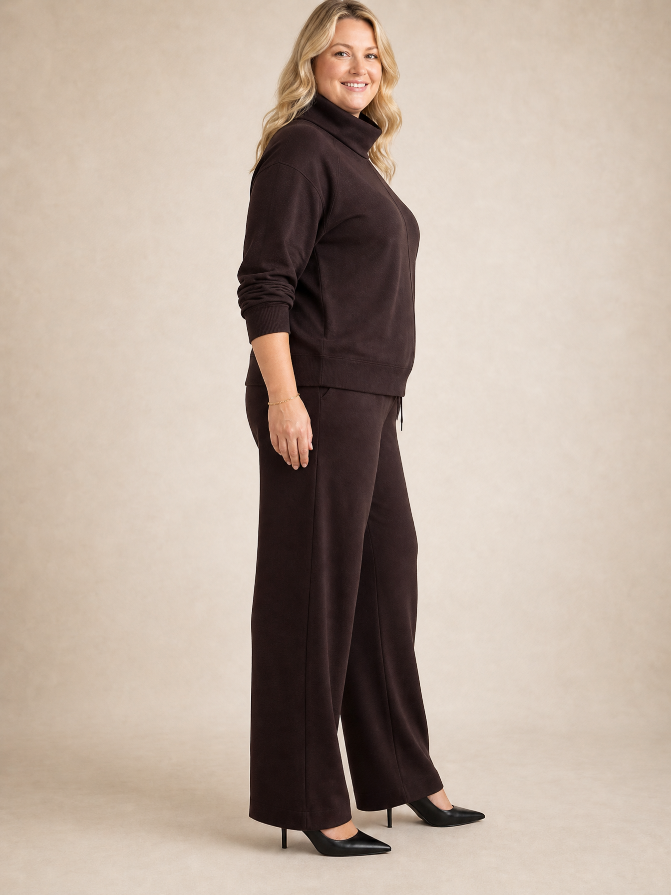 Elżbieta Funnel-Neck Tracksuit