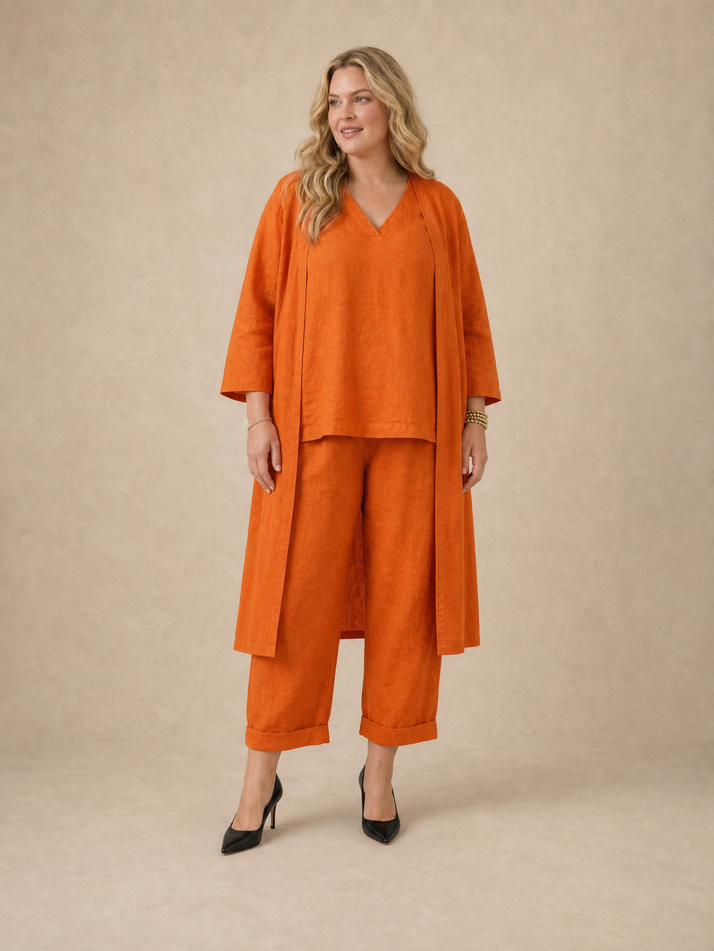 Marianne Layered Linen Set