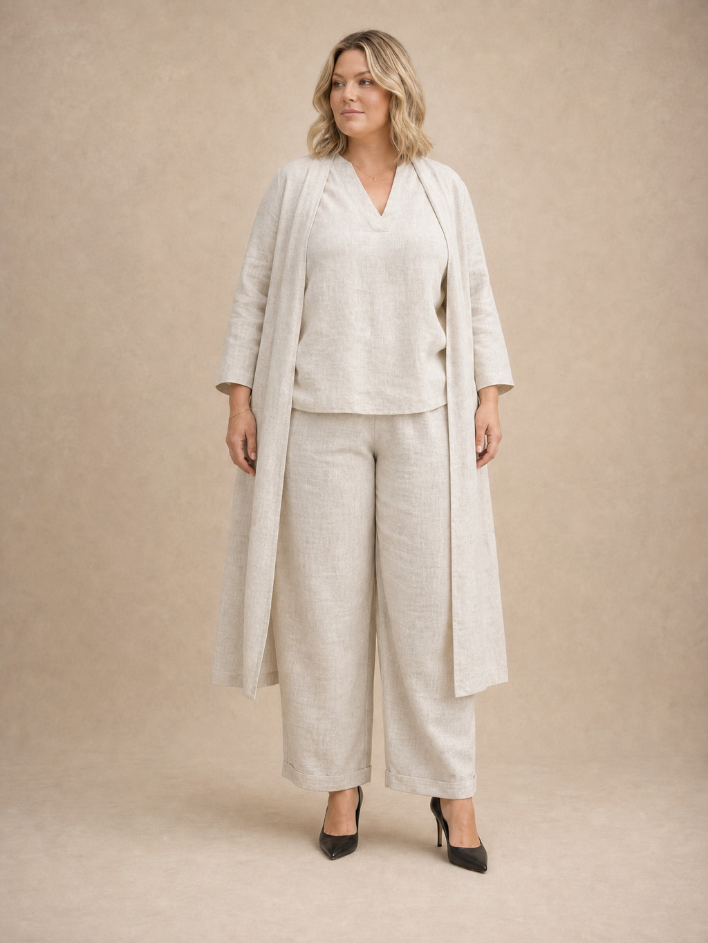 Marianne Layered Linen Set