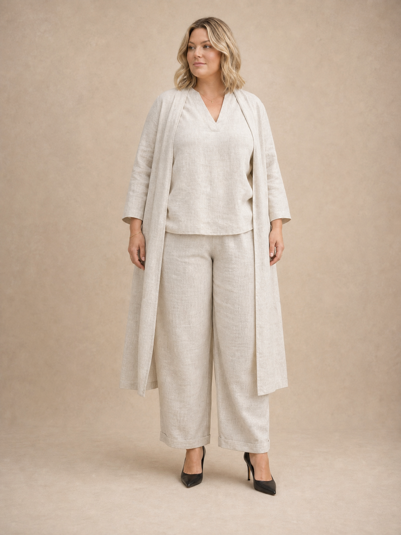 Marianne Layered Linen Set