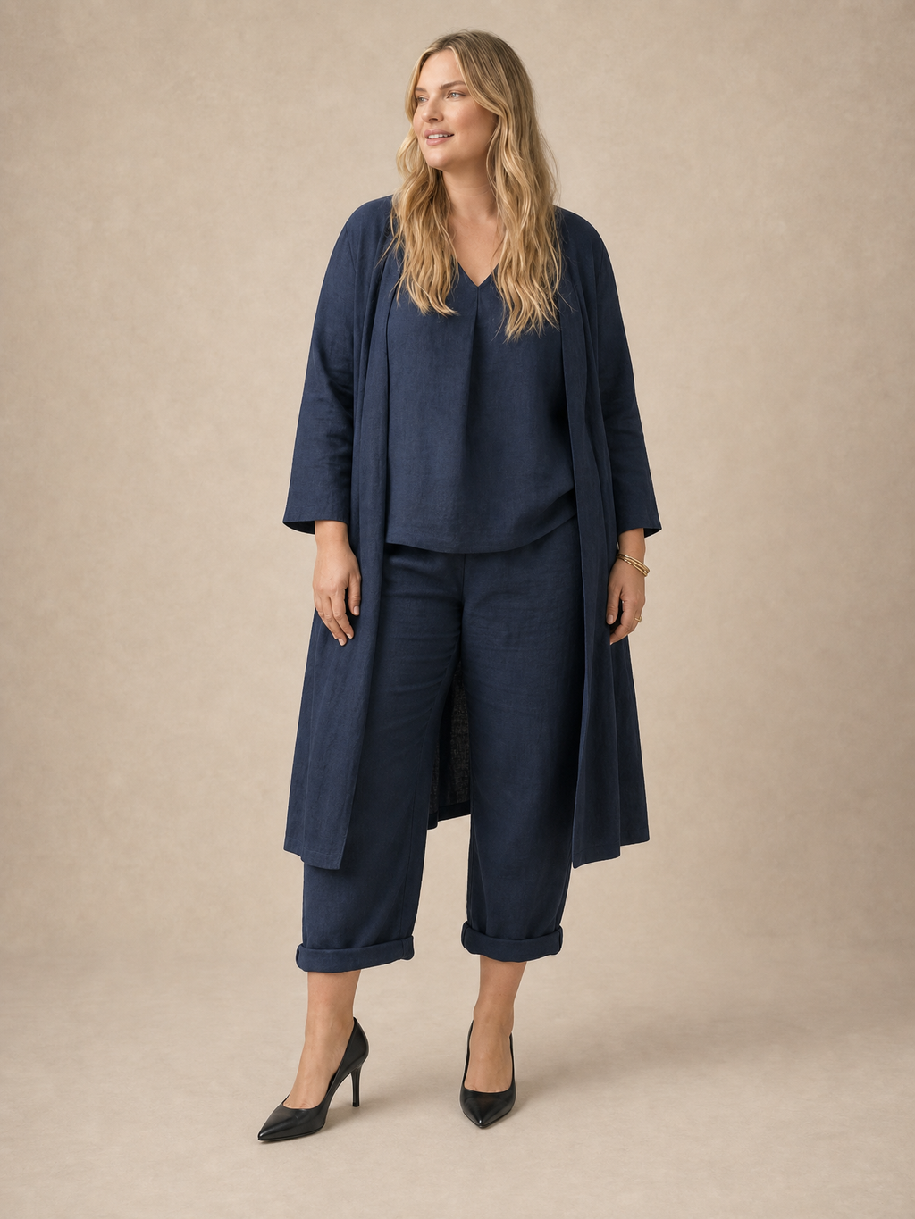 Marianne Layered Linen Set