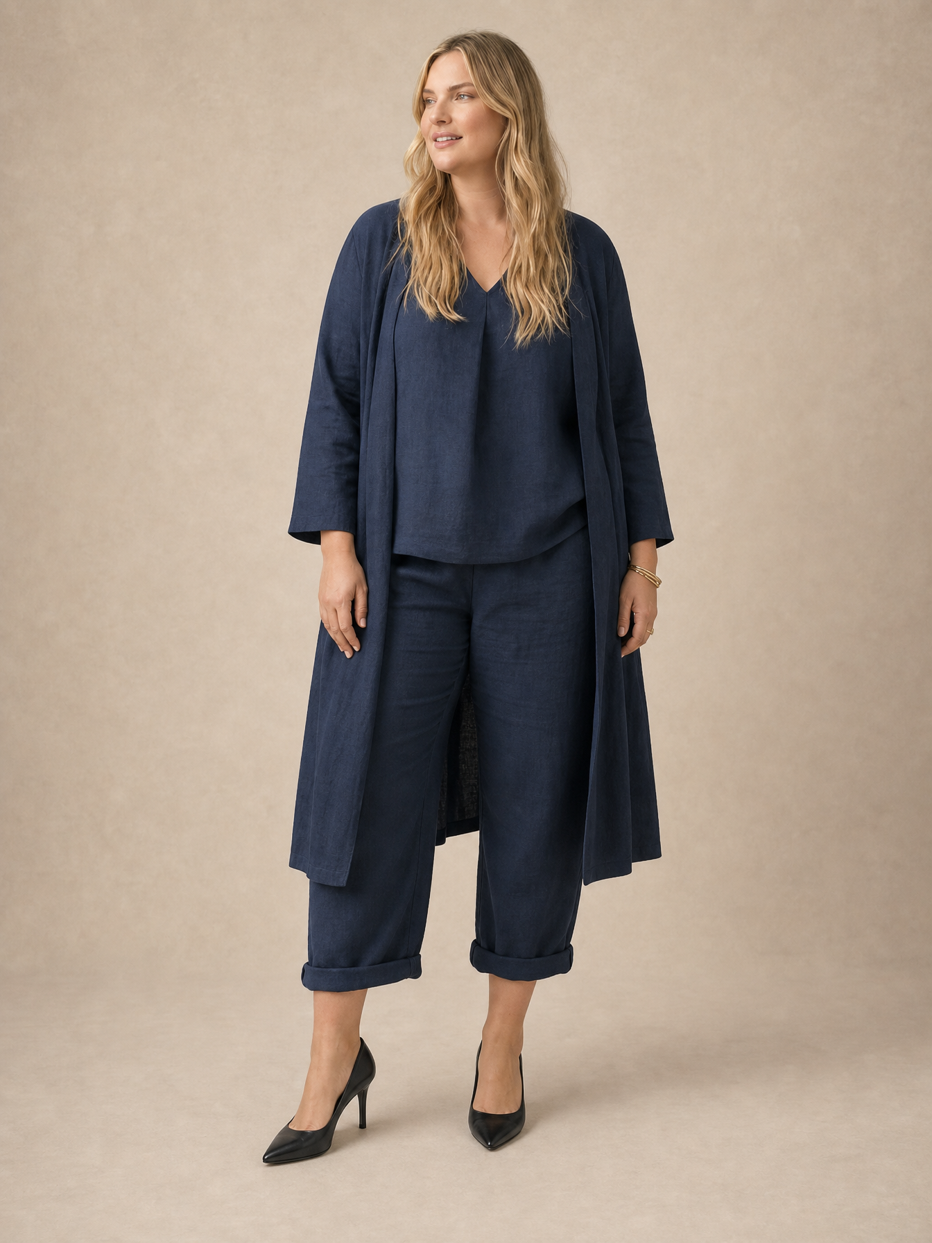 Marianne Layered Linen Set