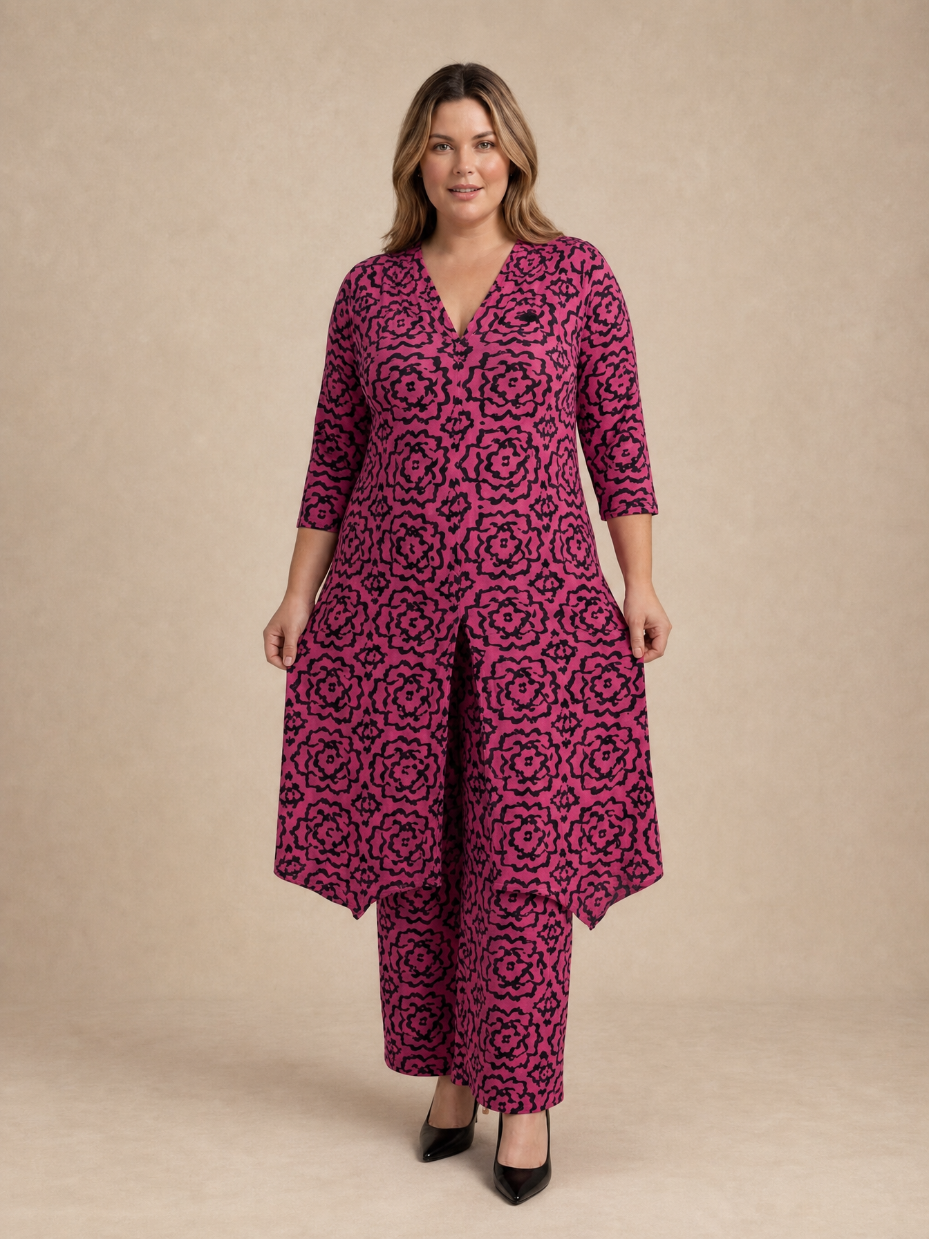 Margaret Patterned Dress
