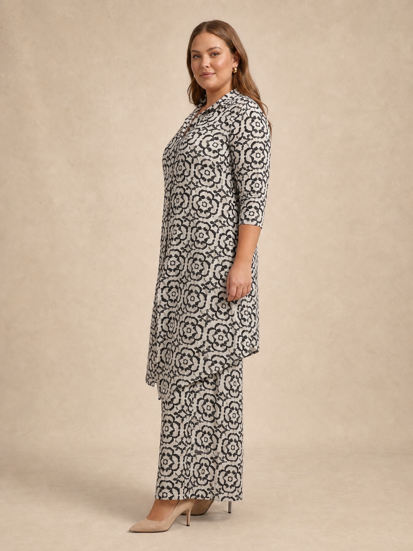 Margaret Patterned Dress