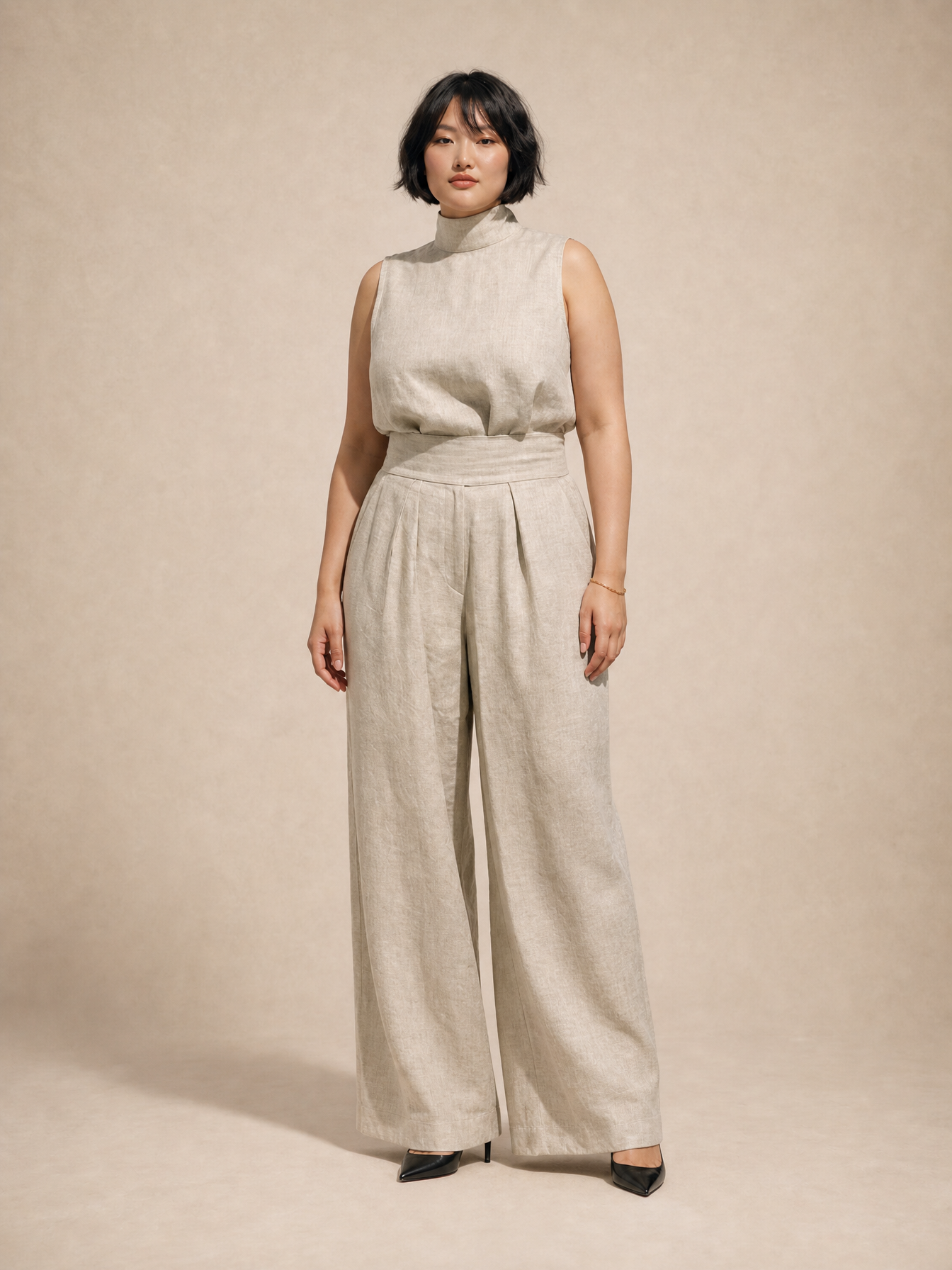 Elisa Elegant Jumpsuit with High Waist