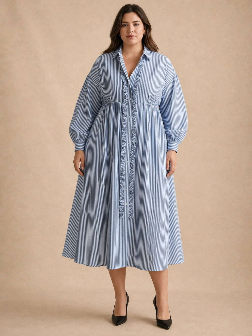 Elin Stripe Maxi Dress